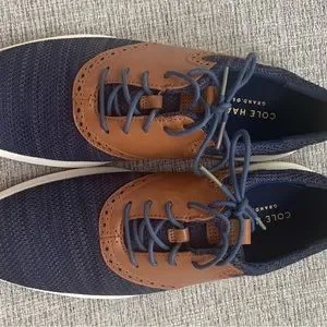 Cole Haan | Shoes | Cole Haan Grande Os Blue Knit Saddle  display picture 2